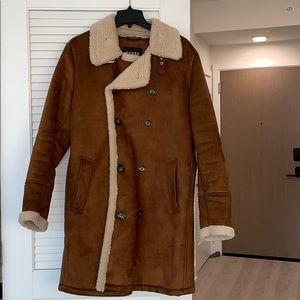 Guess Shearling Overcoat